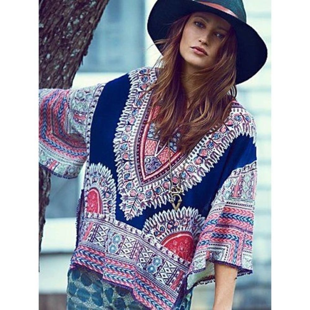 Revolve FP Free People New Romantics Boho Dashiki Aztec Tunic